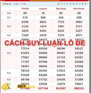 Dựa theo tần suất nổ để làm cách suy luận lô đề